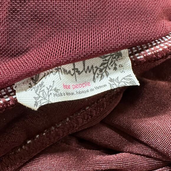 Free People Night Owl Bodysuit in Nutmeg Women's Size Small New With Tags - Picture 5 of 10